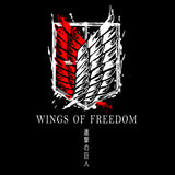 Load image into Gallery viewer, Wings Of Freedom Half Sleeve T-Shirt