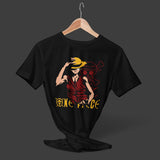 Load image into Gallery viewer, One Piece Luffy Half Sleeve T-Shirt