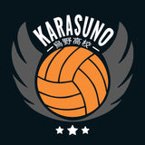 Load image into Gallery viewer, Karasuno High Haikyuu Half Sleeve T-Shirt