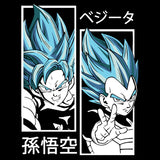 Load image into Gallery viewer, Goku x Vegeta Half Sleeve T-Shirt